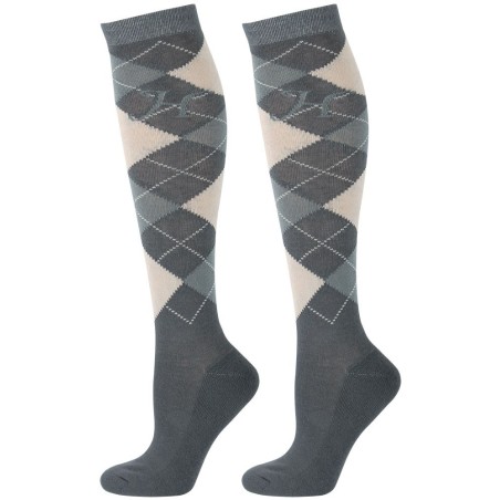 Chaussettes motif carré