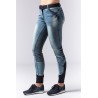 Culotte d'équitation glam denim full grip