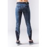 Culotte d'équitation glam denim full grip