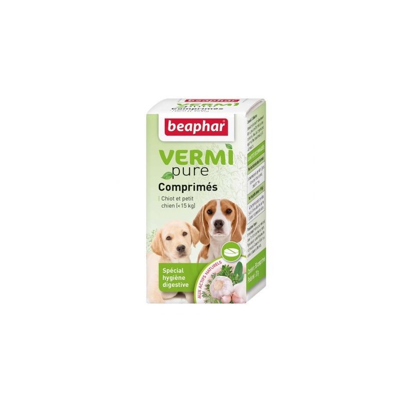 VERMIpure, comprimés purge aux plantes chien