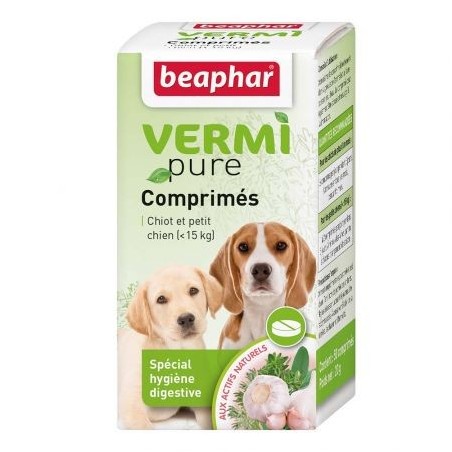 VERMIpure, comprimés purge aux plantes chien