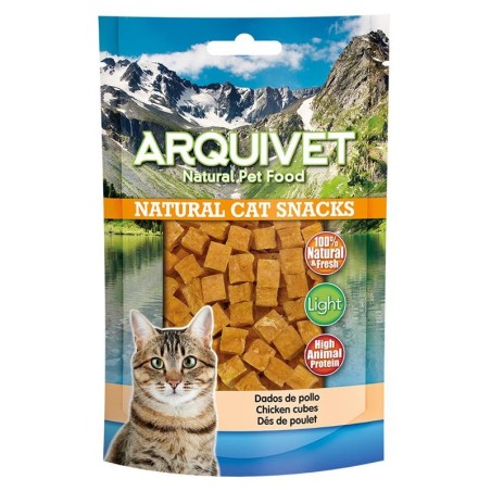 Dés de poulet pour chats