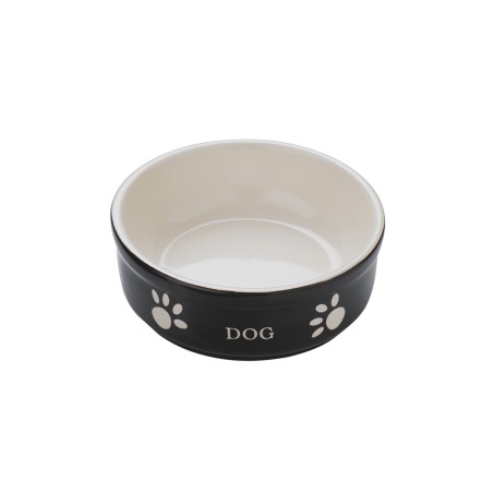 Mangeoire pour chien en terre cuite