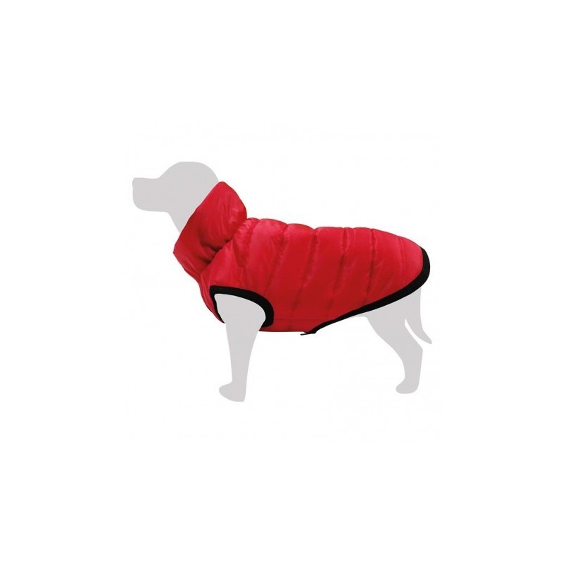 Gilet matelassé réversible rouge-noir