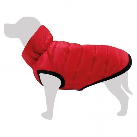 Gilet matelassé réversible rouge-noir