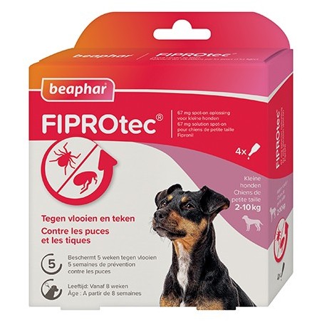 Fiprotec pipettes antiparasitaires pour chiens