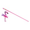 Jouet canne pour chat forme Flamant rose
