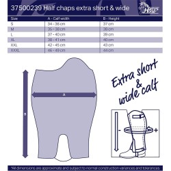 Mini chaps amara short and wide