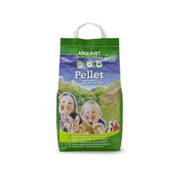 Pellets de fibre végétale, litière en sac de 10 litres