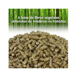 Pellets de fibre végétale, litière en sac de 10 litres