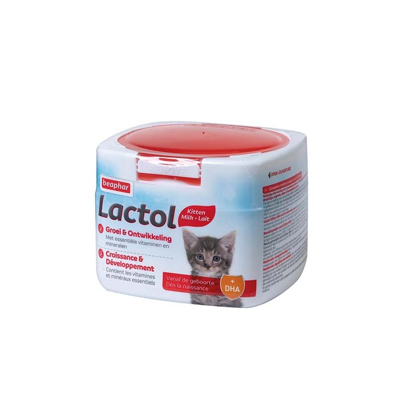 Lactol, lait maternisé pour chaton, boite de 500g