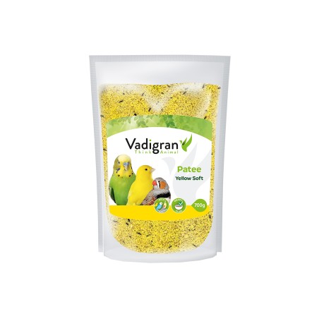 Pâtée soft jaune pour oiseaux, sachet de 700g
