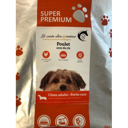Croquettes Super Premium LCDA Mini Poulet & Riz