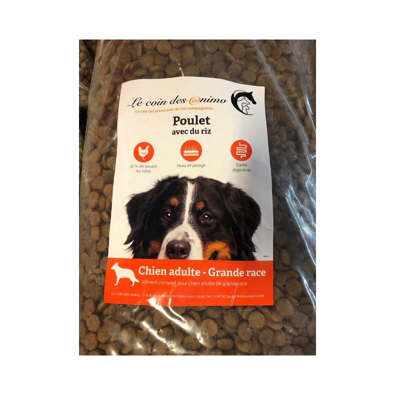Croquettes Super Premium LCDA Maxi Poulet & Riz