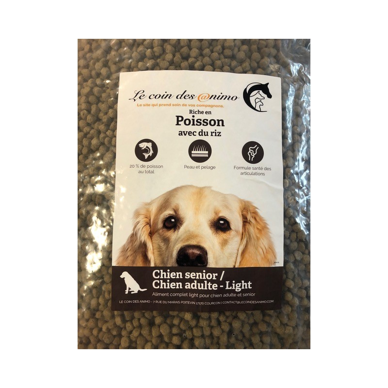 Croquettes Super Premium LCDA Chien sénior / Light