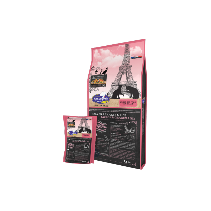 Bon Appetit Gourmand, croquettes pour chats actifs