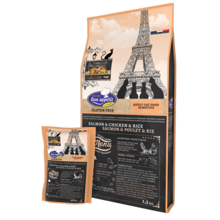 Bon Appetit Sensitive, croquettes pour chats à digestion sensible