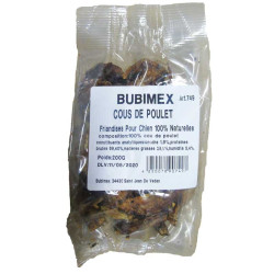Cous de poulet séché en sachet de 200g