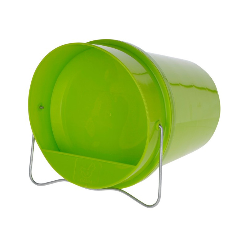 Seau-abreuvoir pour volaille vert clair, 6 litres
