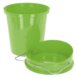 Seau-abreuvoir pour volaille vert clair, 6 litres