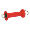 Poignée Premium rouge avec crochet + oeillet inox
