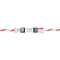 Connecteur cordelette Litzclip inox, jusqu'à 6mm, lot de 5 pièces