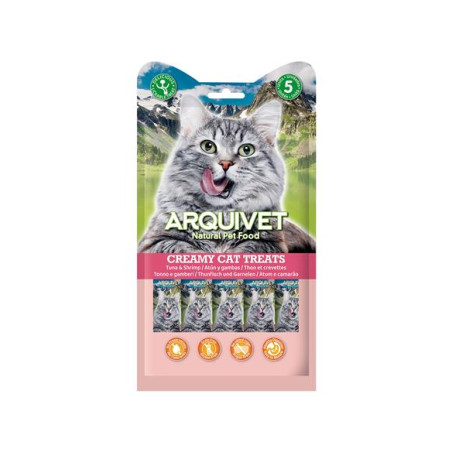 Creamy Cat Treats - Snack crémeux au thon et crevettes pour chats