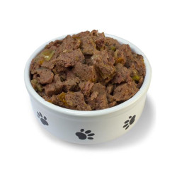 Pâtée pour chiot Arquivet, aliment humide Junior - Poulet aux carottes, pois et huile de saumon - 400g