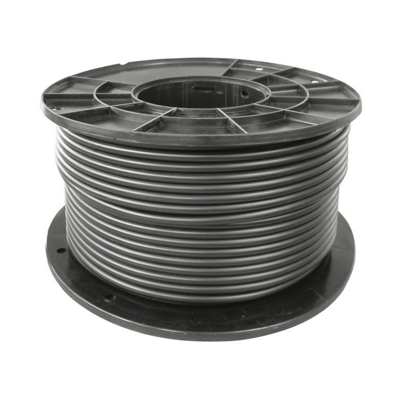 Câble haute tension noir, 25m, 1,6mm, enterrable