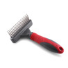 Rateau double rangée avec dents rétractables
