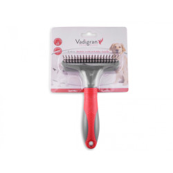 Rateau double rangée avec dents rétractables