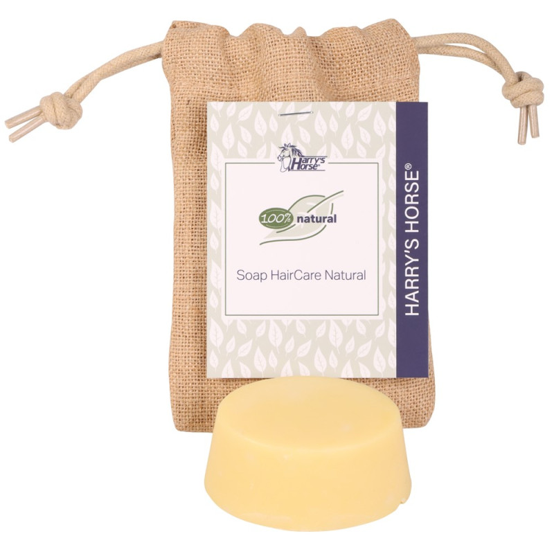 Savon naturel pour le pelage des chevaux