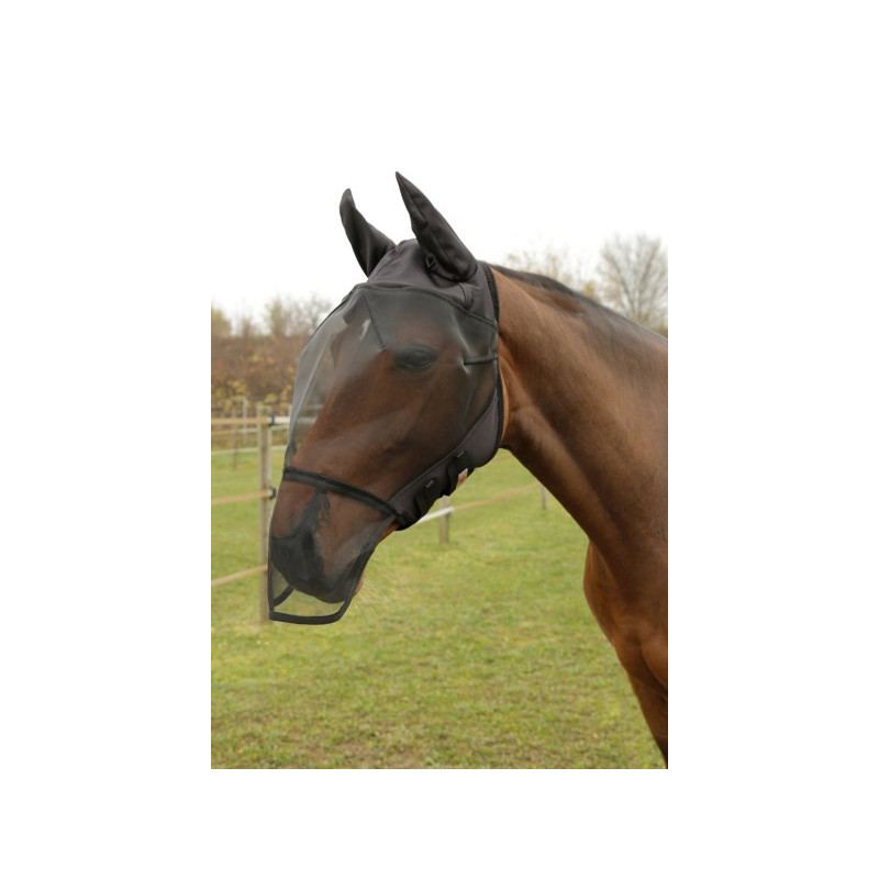 Masque anti-mouches avec protection oreilles et naseaux Kerbl