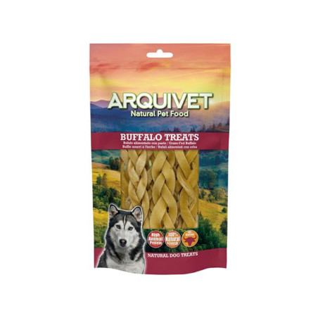 Peau de buffle tressée - 100 g - 12cm