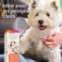 Solution contre les traces de larmes, chiens et chats
