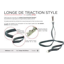 Laisse de traction Canicross Style I-Dog