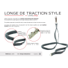 Laisse de traction Canicross Style I-Dog