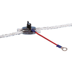 Connecteur HT cordelette, 150cm, oeillet M8