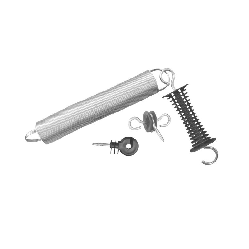 Kit barrière à ressort pour clôture électrifiée