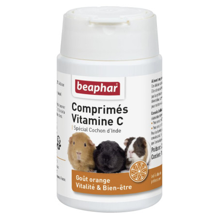 Comprimés Vitamine C cochon d'Inde x100