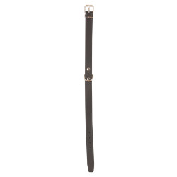 Collier Amazone en cuir noir