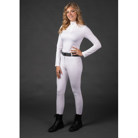Culotte EQS Full Grip blanc