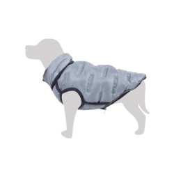Gilet matelassé réversible, deux bleus "Norvège" 25cm