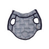 Gilet matelassé réversible, deux bleus "Norvège" 25cm