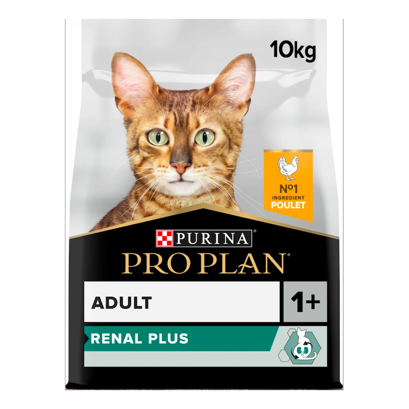 Purina® Pro Plan® Adult RENAL PLUS, Riche en Poulet - Croquettes pour Chat