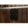 Plaque de grattage noire 40x30cm
