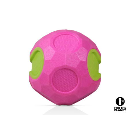 Jouet pour chien TPR balle rose 9cm