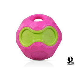 Jouet pour chien TPR balle rose 9cm