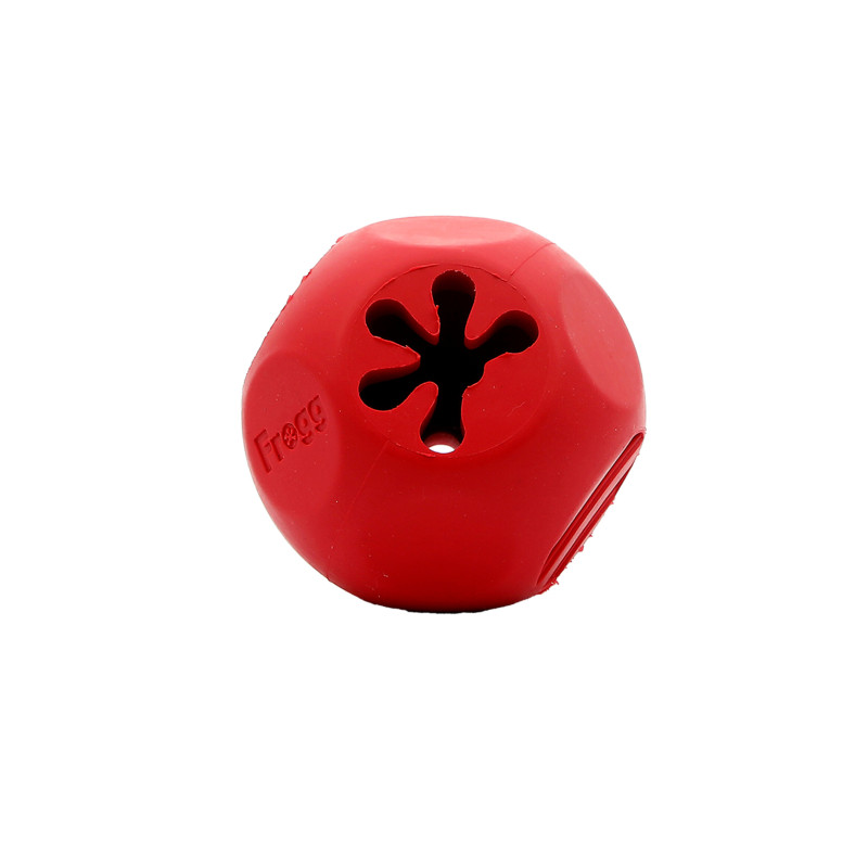 Frogg Bobbly balle caoutchouc rouge
