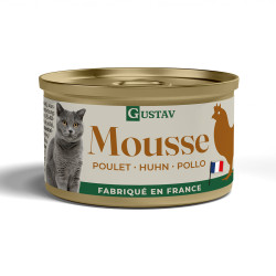 GUSTAV mousse pour chat, pot de 85g
